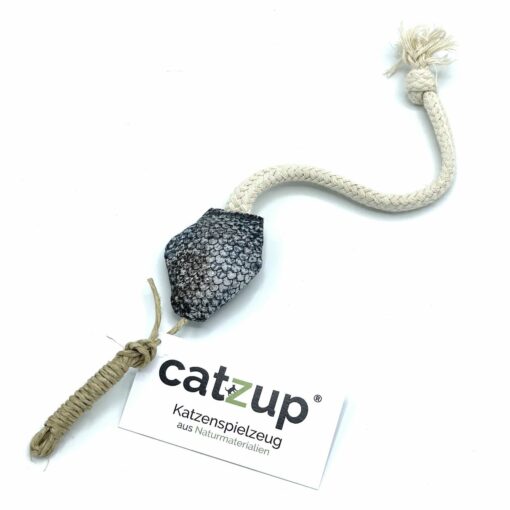 catzup SCHLANGERL - Katzenspielzeug aus Naturmaterialien, Silber