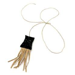 Katzenspielzeug QUALLE Schwarz aus Naturmaterialien