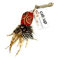 Katzenspielzeug VOGERL GoldRot aus Naturmaterialien