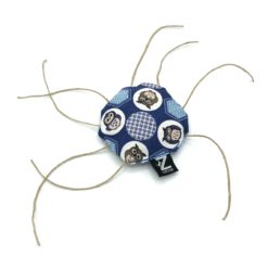 catzup „SPINNE“ - Eulen, Blau - Katzenspielzeug aus Naturmaterialien