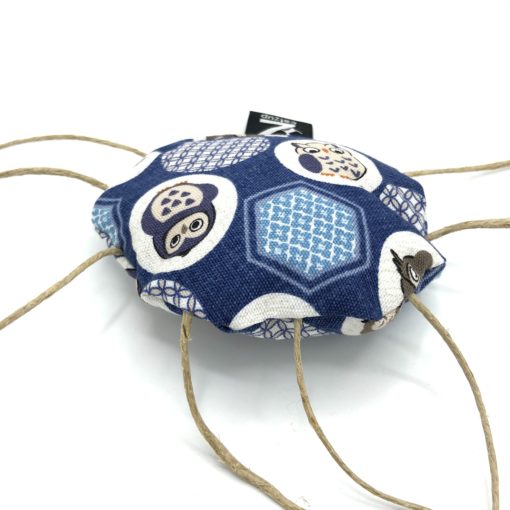 catzup „SPINNE“ - Eulen, Blau - Katzenspielzeug aus Naturmaterialien – Bild 2