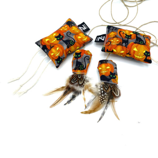 catzup „Große Maus“ - Schmusemaus, Halloween – Katzenspielzeug aus Naturmaterialien – Bild 7