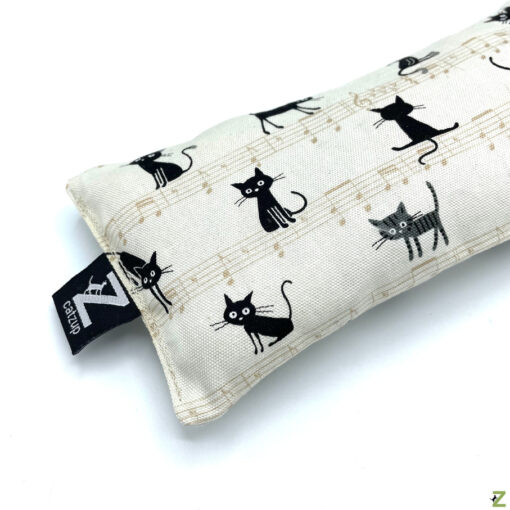 Katzenspielzeug - Große Maus XL, Kätzchen Beige – Schmuskissen aus Naturmaterialien – Bild 2