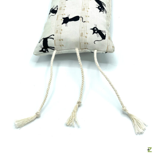 Katzenspielzeug - Große Maus XL, Kätzchen Beige – Schmuskissen aus Naturmaterialien – Bild 5