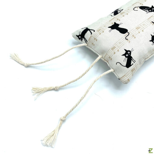 Katzenspielzeug - Große Maus XL, Kätzchen Beige – Schmuskissen aus Naturmaterialien – Bild 7