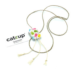 catzup „MAUSERL“ - Birds Family / Rosa - Katzenspielzeug aus Naturmaterialien