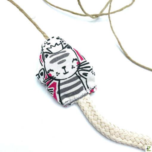 catzup SCHLANGERL - Katzenspielzeug aus Naturmaterialien, Pink Princess – Bild 2