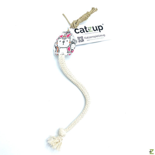 catzup SCHLANGERL - Katzenspielzeug aus Naturmaterialien, Pink Princess – Bild 7