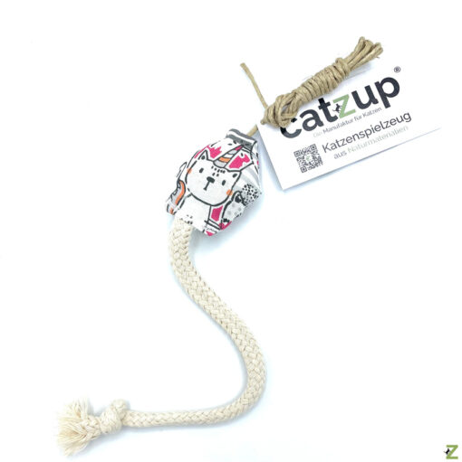 catzup SCHLANGERL - Katzenspielzeug aus Naturmaterialien, Pink Princess – Bild 8