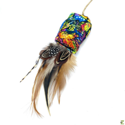 catzup VOGERL - Katzenspielzeug aus Naturmaterialien, Regenbogen Cats – Bild 2