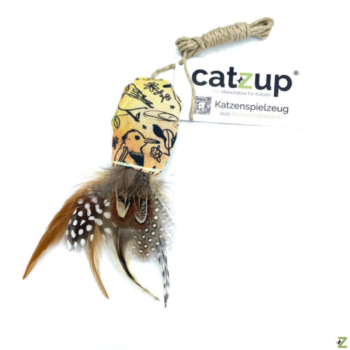 catzup VOGERL - Katzenspielzeug aus Naturmaterialien, Vogel Art – Bild 7