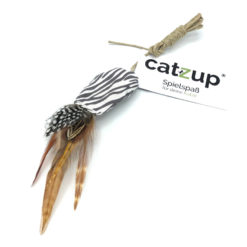 catzup „VOGERL“ - Zebra - Katzenspielzeug aus Naturmaterialien