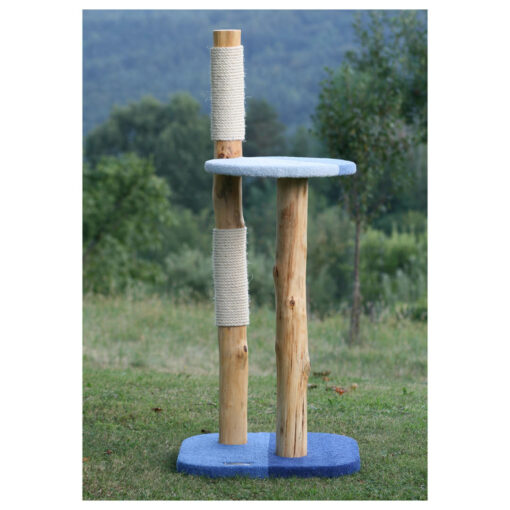 catzup classic | BiBlu - Naturkratzbaum für Katzen, Kratzbaum mit Birkenholz