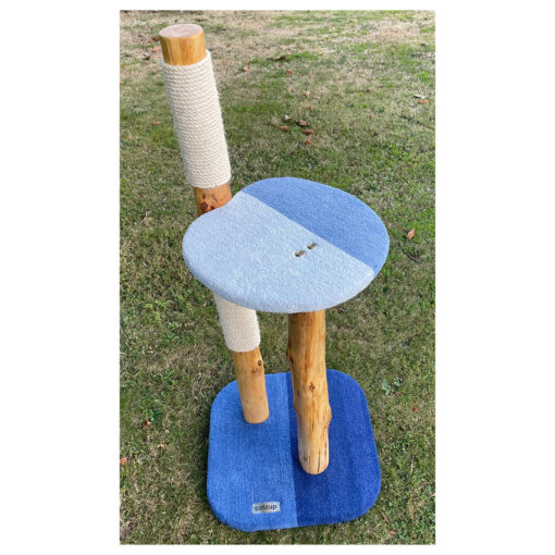 catzup classic | BiBlu - Naturkratzbaum für Katzen, Kratzbaum mit Birkenholz – Bild 6