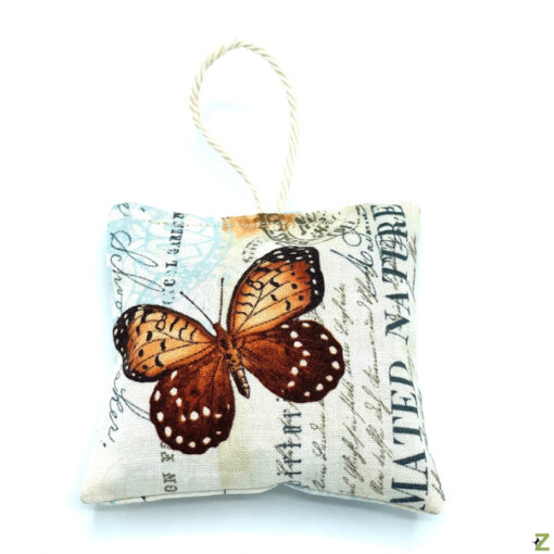 Lavendelkissen mit Aufhängeschleife - Postkarte Schmetterling - 3er Set – Bild 2