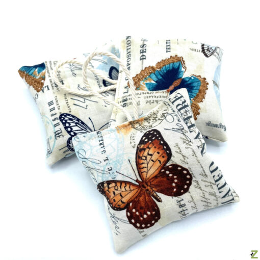 Lavendelkissen mit Aufhängeschleife - Postkarte Schmetterling - 3er Set – Bild 5