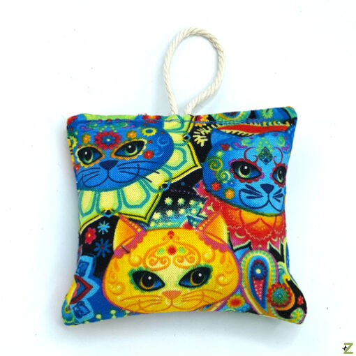 Lavendelkissen mit Aufhängeschleife - Space Cats - 3er Set – Bild 3