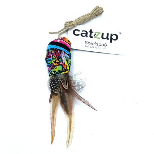 catzup VOGERL - Katzenspielzeug aus Naturmaterialien, Regenbogen Cats – Bild 5