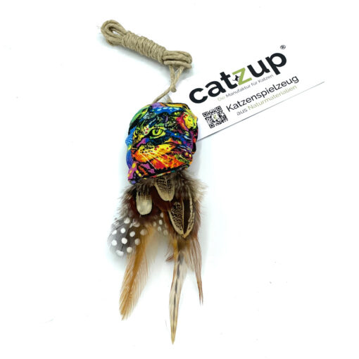 catzup VOGERL - Katzenspielzeug aus Naturmaterialien, Regenbogen Cats – Bild 6