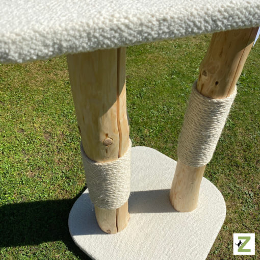 catzup double | FiWe - Naturkratzbaum für Katzen, Kratzbaum mit Fichtenholz – Bild 4
