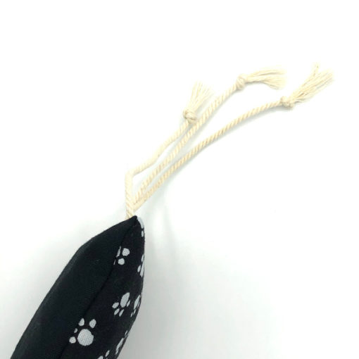 catzup „Große Maus“ - Schmusemaus, Weiße Pfötchen – Katzenspielzeug aus Naturmaterialien – Bild 3
