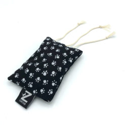 catzup „Große Maus“ - Schmusemaus, Weiße Pfötchen – Katzenspielzeug aus Naturmaterialien