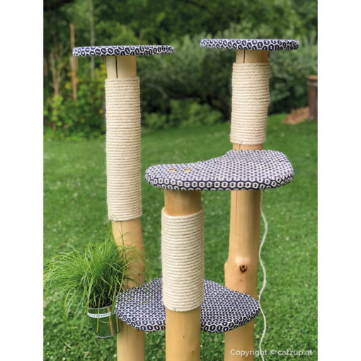 catzup special | BiBlu - Naturkratzbaum für Katzen, Kratzbaum mit Birkenholz – Bild 7