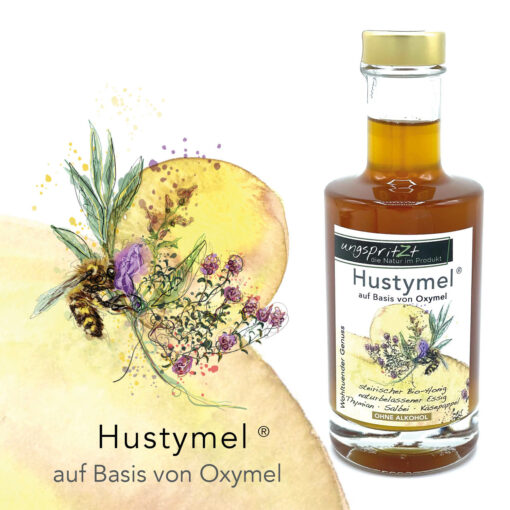 ungspritzt Hustymel® - auf Basis von Oxymel (ohne Alkohol)