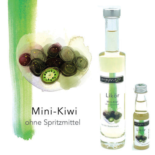 ungspritzt-Likör | Mini-Kiwi